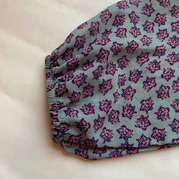 Long Sleeved Multi-coloured Mid-length Patterned Dress - Picture 10 of 10